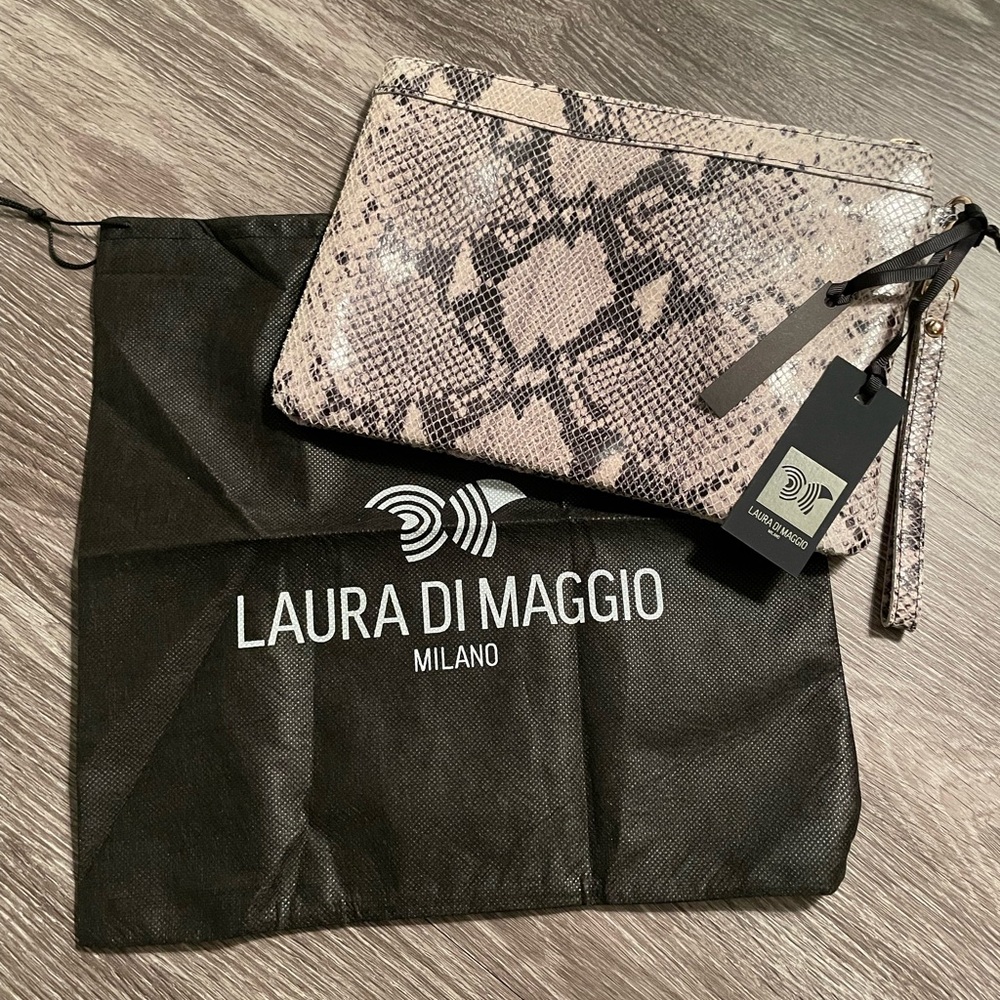 Laura di Maggio - Wristlet - Snake Print - Genuine Leather